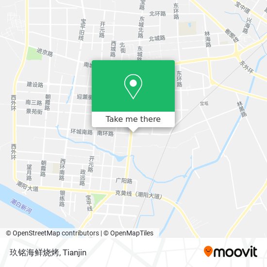 玖铭海鲜烧烤 map