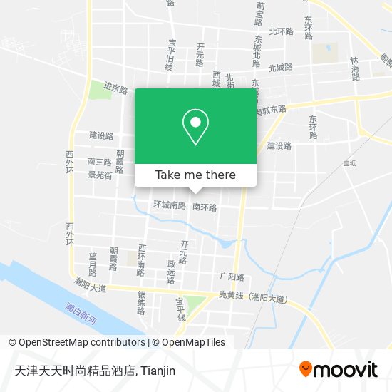 天津天天时尚精品酒店 map