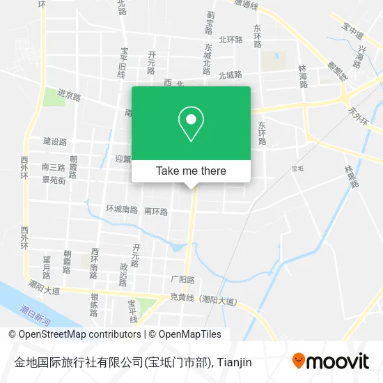 金地国际旅行社有限公司(宝坻门市部) map