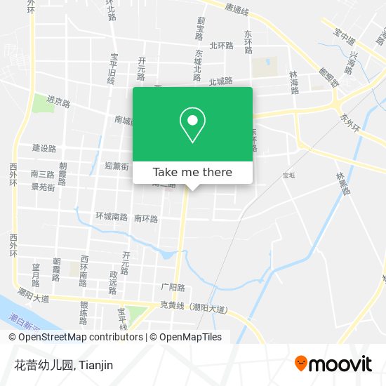 花蕾幼儿园 map