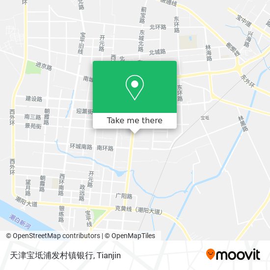 天津宝坻浦发村镇银行 map