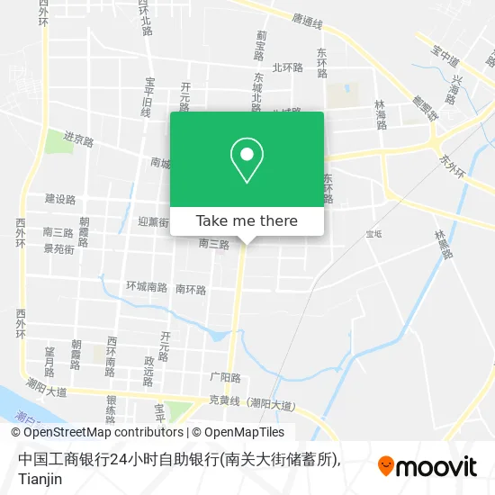 中国工商银行24小时自助银行(南关大街储蓄所) map