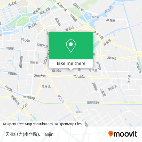 天津电力(南华路) map