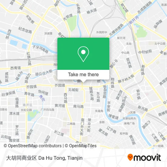 大胡同商业区 Da Hu Tong map