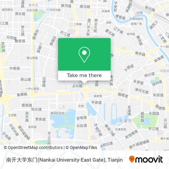 南开大学东门(Nankai University-East Gate) map