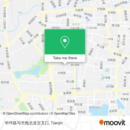 华坪路与天拖北道交叉口 map