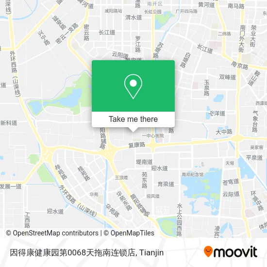 因得康健康园第0068天拖南连锁店 map