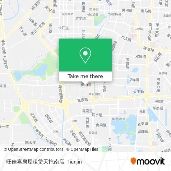 旺佳嘉房屋租赁天拖南店 map