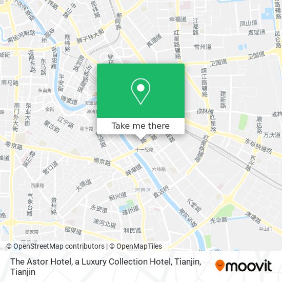 The Astor Hotel, a Luxury Collection Hotel, Tianjin map