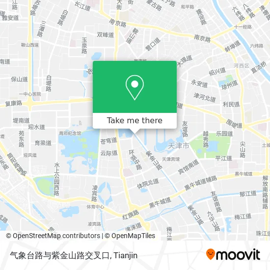 气象台路与紫金山路交叉口 map