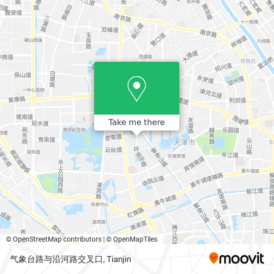 气象台路与沿河路交叉口 map