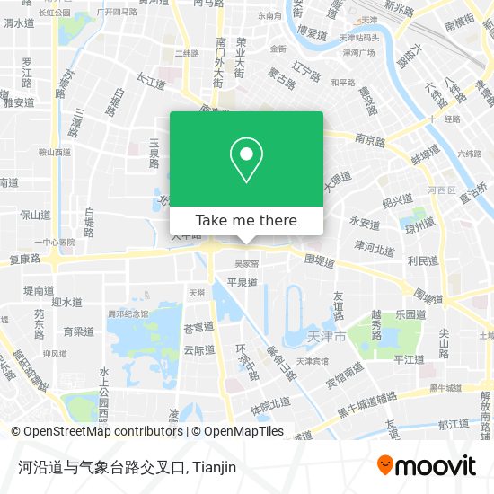 河沿道与气象台路交叉口 map