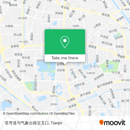苍穹道与气象台路交叉口 map