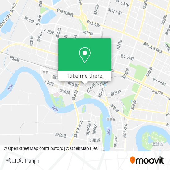 营口道 map