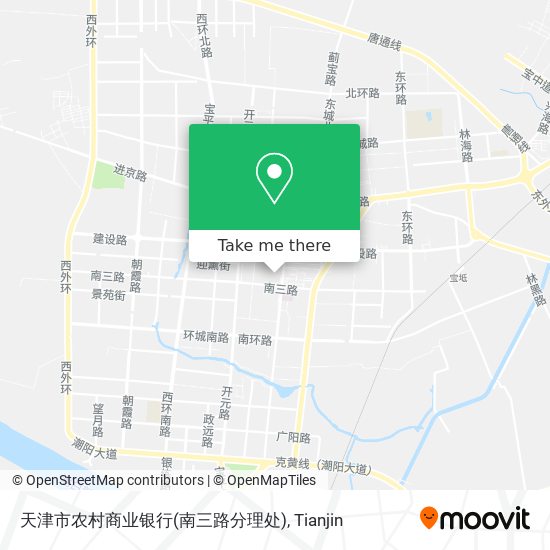 天津市农村商业银行(南三路分理处) map