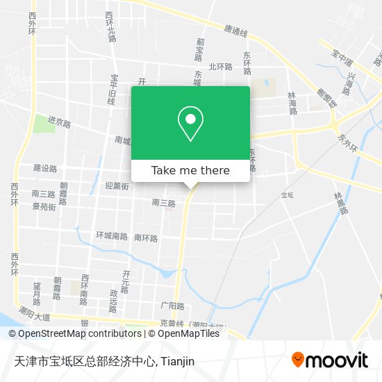 天津市宝坻区总部经济中心 map