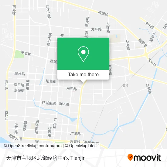 天津市宝坻区总部经济中心 map
