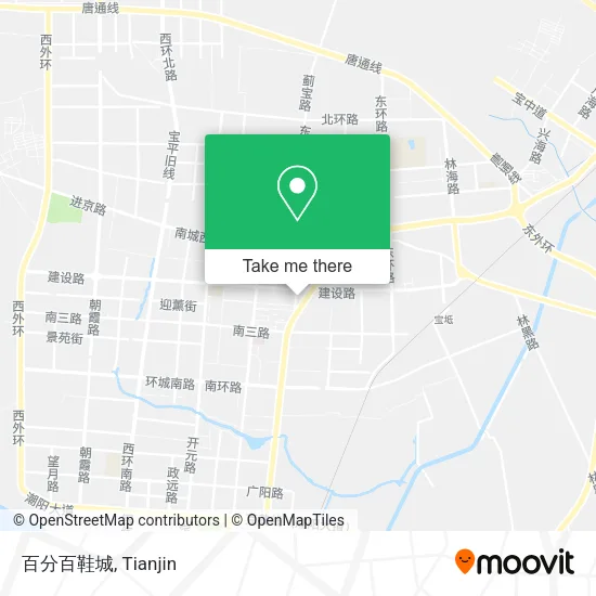 百分百鞋城 map