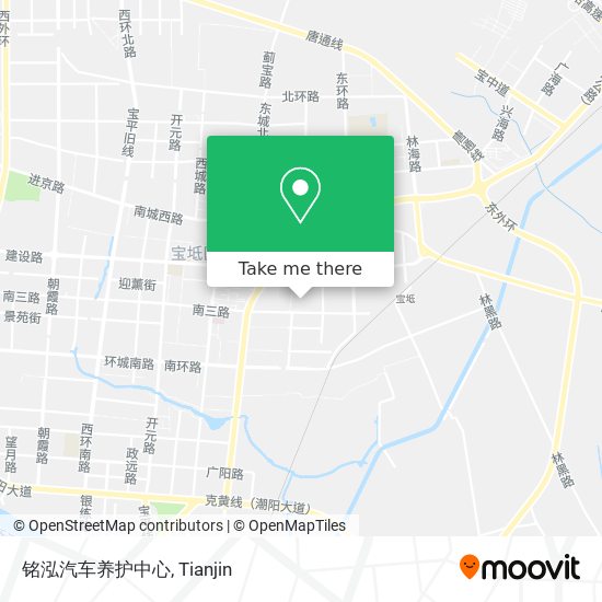 铭泓汽车养护中心 map