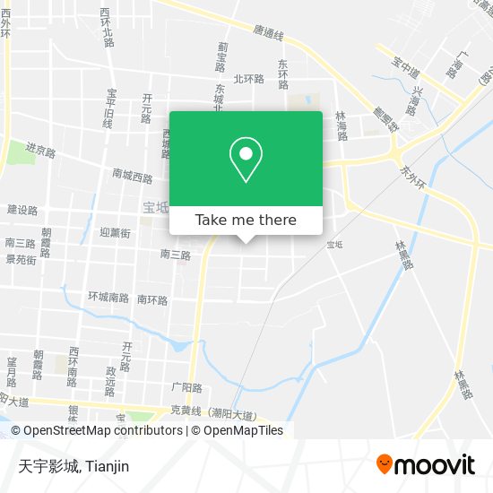 天宇影城 map