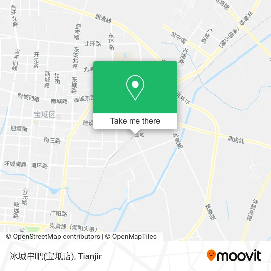 冰城串吧(宝坻店) map