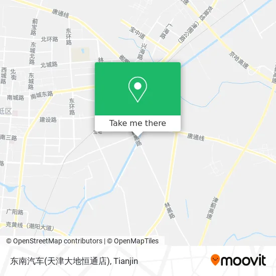 东南汽车(天津大地恒通店) map