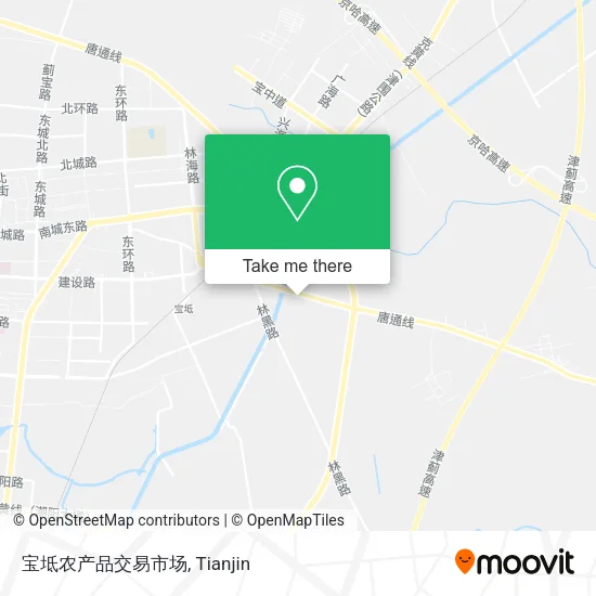 宝坻农产品交易市场 map
