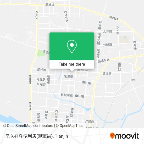 昆仑好客便利店(迎薰街) map