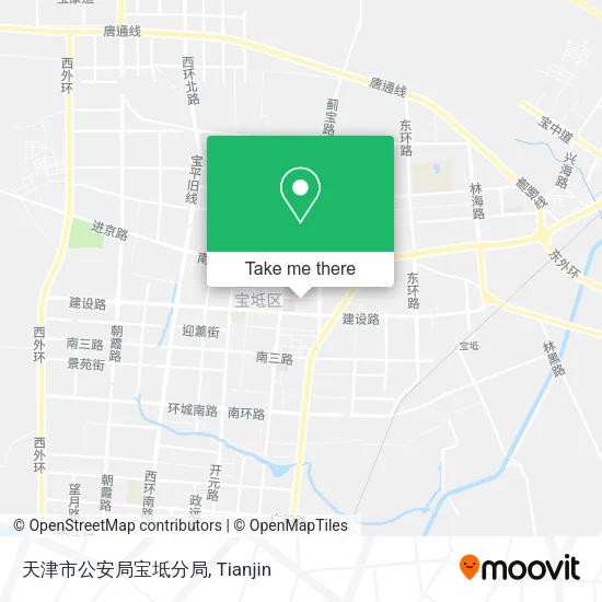 天津市公安局宝坻分局 map