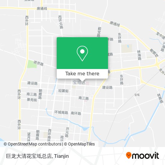 巨龙大清花宝坻总店 map