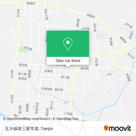 五大锅老三家常菜 map