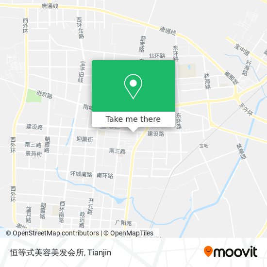 恒等式美容美发会所 map