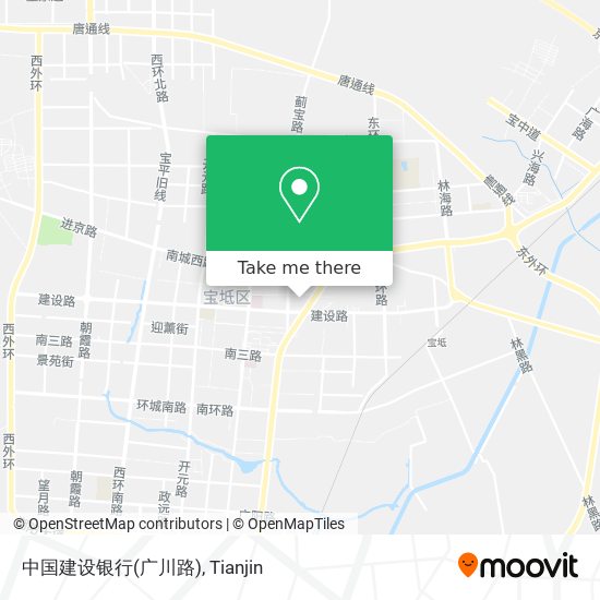 中国建设银行(广川路) map