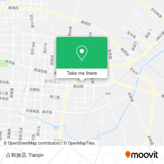 占和旅店 map