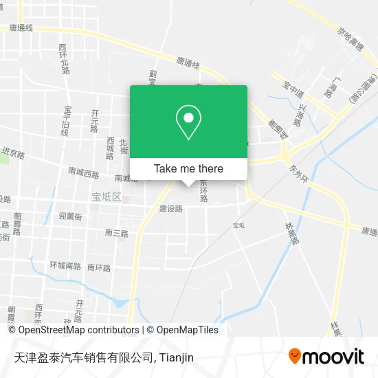 天津盈泰汽车销售有限公司 map