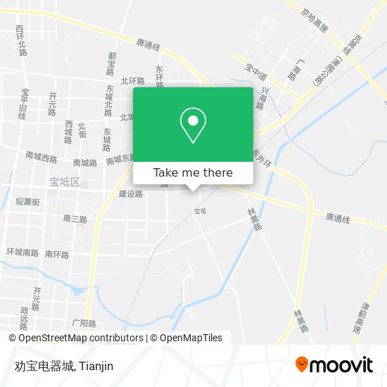 劝宝电器城 map