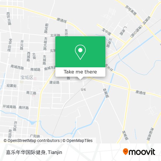 嘉乐年华国际健身 map