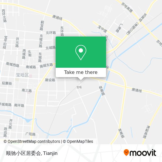 顺驰小区居委会 map