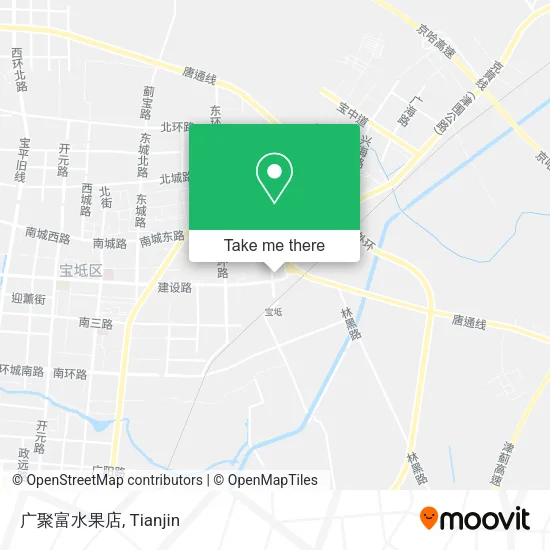 广聚富水果店 map