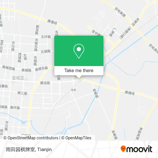 雨田园棋牌室 map