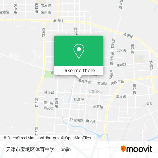 天津市宝坻区体育中学 map