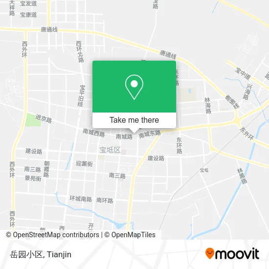 岳园小区 map