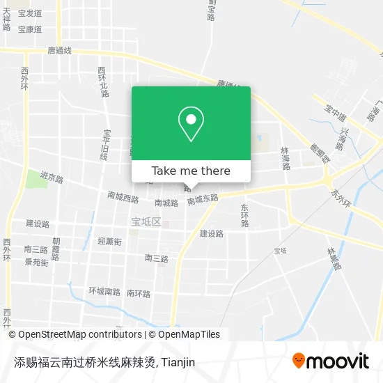 添赐福云南过桥米线麻辣烫 map