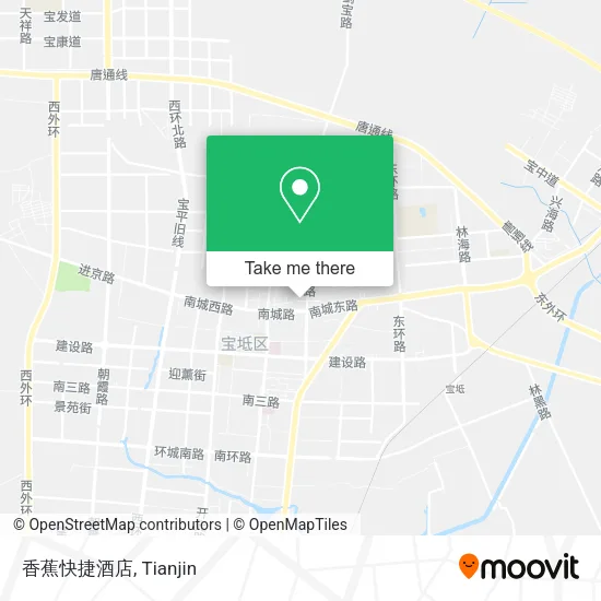 香蕉快捷酒店 map