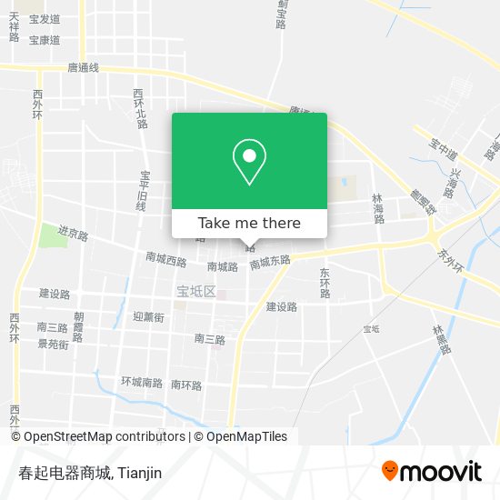 春起电器商城 map