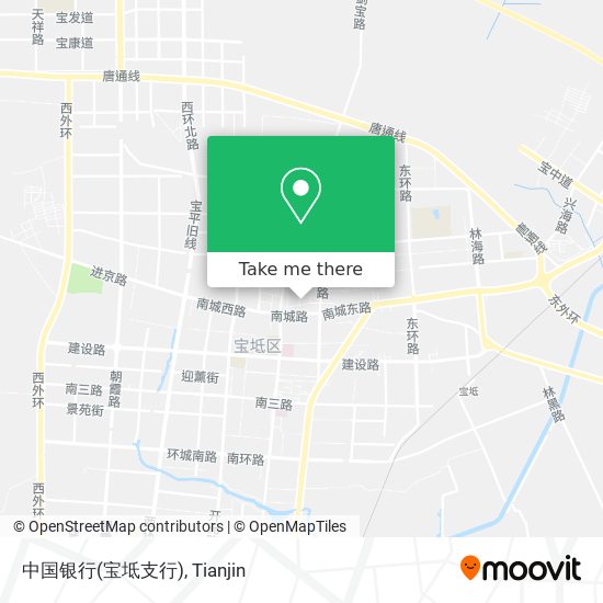 中国银行(宝坻支行) map