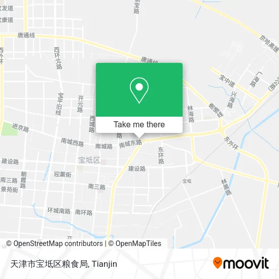天津市宝坻区粮食局 map