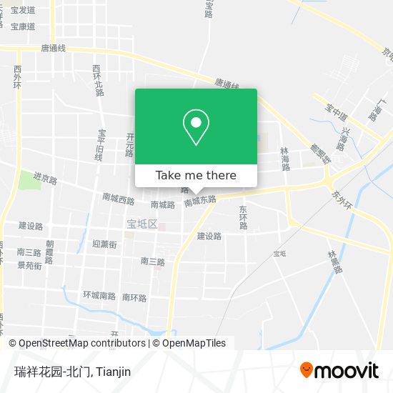 瑞祥花园-北门 map