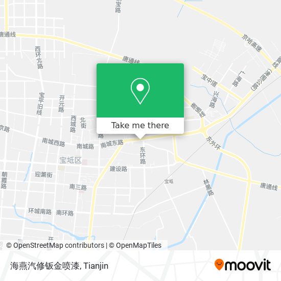 海燕汽修钣金喷漆 map