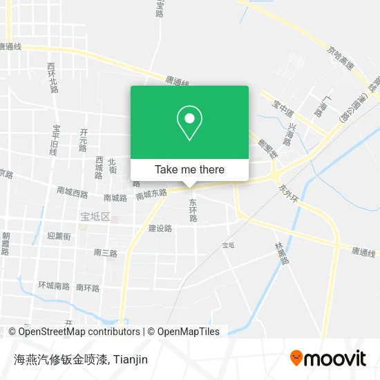 海燕汽修钣金喷漆 map